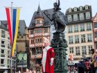 The Frankfurt Prince at the storming of Römer ceremony during Karneval