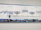 Wastewater purification stages at the Karlsruhe wastewater treatment plant