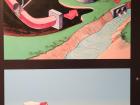 Combined (top) vs separate (bottom) sewer systems, as portrayed at the Brussels Sewer Museum.