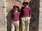 Moepi and his friend Lebohang together at school 