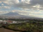 Seeing Mt. Vesuvius from the plane just before landing!