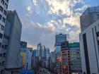 A view from outside of Shinjuku Station