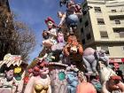 The "Ninots" that were made in my neighborhood, located a block from the entrance to my apartment complex