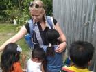 Saying goodbye to my first host family in Timor Leste. It was a tearful farewell, like I was saying goodbye to my own children