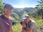 Visiting a black bean farm with two young friends of mine