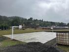 A new basketball court in town where the kids can play ball