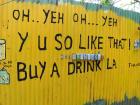 An advertisement in Singlish