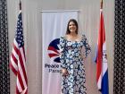 Swearing in to officially become a Peace Corps Volunteer after three months of training