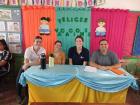 Volunteering at an elementary school with other Peace Corps volunteers