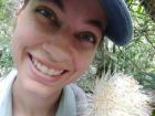 When we retrace the steps of the kinkajous we track, we can see what they've been eating, like these shaving brush flowers