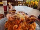 Rice dishes, like arroz con mariscos, are very popular in Peru