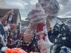 Be sure to wear a raincoat and goggles during "Carnaval" - you'll get covered in foam!
