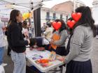 At a health fair for Suicide Prevention Month, I shared resources with local students
