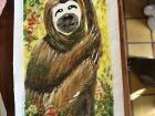 Beautiful Sloth Painting!