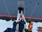 During each Arctic cruise, we serve one canapé on the ice