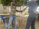 Billy is the son of our father's closest friend. They are from different ethnic groups but went to school together, and Billy sees himself as a son of our father and pitches in while he lives at our compound.