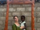 One of my favorite children lives two compounds down from me. Her name is Sadio and she is all attitude these days.  