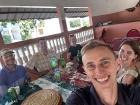 I spent Christmas with some of my fellow volunteers who live in villages a few hours away from me.  