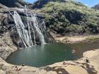 A great waterfall and swimming hole in Central Lesotho