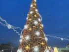 The Christmas tree in Chisinau, the capital