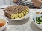 Mihaela is also a talented baker, this is a banana chocolate cake she made 