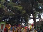 These are some of the costumes for "el baile de los Moros y Cristianos" 