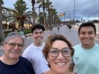 Meet my host family (from left to right): Miguel, me, Dolors and Silverio