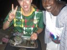 Photo with my host Coumba, who is Momo's mother