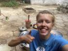 My host family gave me traditional African braids!