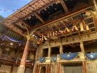 The inside of Shakespeare's Globe theatre