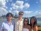 My friends from California visited me and rode the ferry