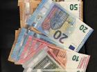 I exchanged dollars for euro bills in L.A. before departing for my trip 