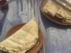 Handmade "quesadilla" from Teotitlan del Valle
