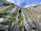 Basalt columns on Grímsey Island