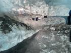 Ice cave at Vatnajökull Glacier in Iceland