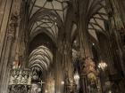 The interior of St. Stephen's Cathedral in Vienna, where I heard organ music