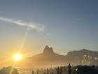 Here is a beautiful sunset at Ipanema beach.