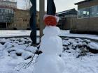 It snowed right before Halloween and there were mini-snowmen everywhere on campus!