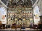 Inside a church in Zemun, Belgrade