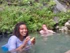 Enjoying the Hot Springs in Vennilale, Baucau