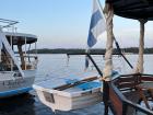 This boat is in the harbor of Lappeenranta, a main area of the city that I live in