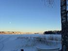 Another photo of the snowy lake for the seals!