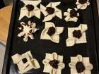 Tray of joulutorttu that are ready to bake!