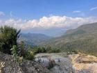 On my weekend hike between towns