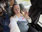 I took a bus to the neighboring country of Malaysia and was very comfortable watching the views through the window