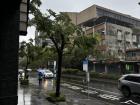 My bus stop is thankfully near a building with an overhang that I always hide under on rainy mornings while I wait for my bus to come!