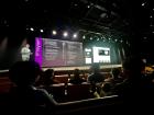 An Apple employee gives a talk at WWDC 2022