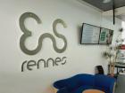 Inside the lobby at ENS Rennes, affiliated with IRISA