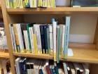The old library has a number of interesting books, including one on the history of cheeses!