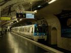 A picture of a RATP metro in Paris